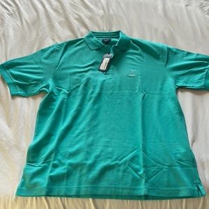 Faconnable green polo shirt